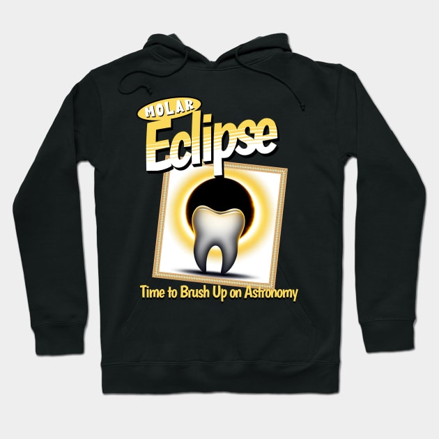 Funny Dentist Eclipse Astronomy Dental Student Design Hoodie by woormle